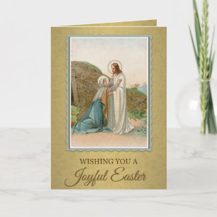 Religious Happy Easter Resurrection Pascha Holiday Card
