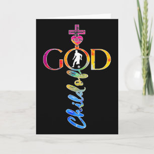 Religious Jesus Soccer Child Of God Soccer Card
