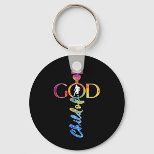 Religious Jesus Soccer Child Of God Soccer Key Ring