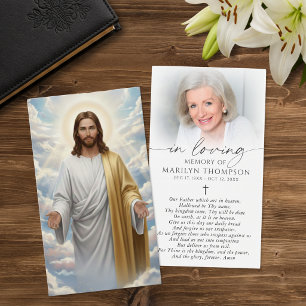 Religious Jesus The Lord's Prayer Card