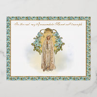 Religious Lady of Fatima Catholic Immaculate Heart