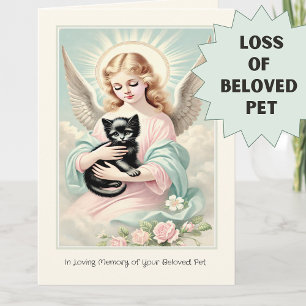 Religious Loss of Pet Angel Scripture Verse Card