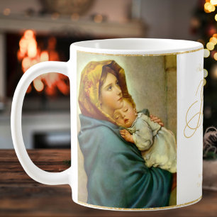 Religious Madonna & Child Catholic Christmas Gift Coffee Mug