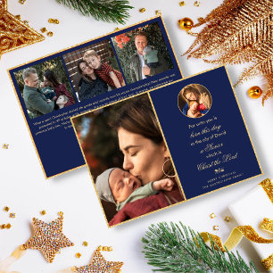 Religious Madonna & Child Catholic Photo Christmas Holiday Card