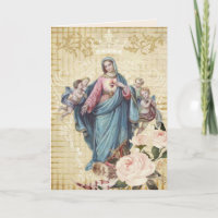 Religious Mothers Day Blessed Virgin Mary Angels