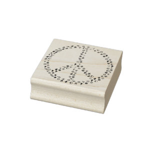 religious peace symbol art stamp