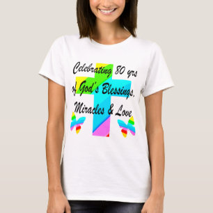 RELIGIOUS PERSONALIZED 80TH BIRTHDAY DESIGN T-Shirt