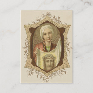 Religious Prayer to St. Veronica Veil of Jesus Business Card