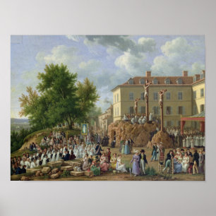 Religious Procession to Mont Valerien, 1819 Poster