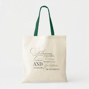 Religious Quote Tote Bag