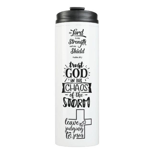 Religious Quotes Thermal Tumbler (Front)
