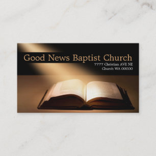 Religious Religion Christian Pastor Christianity Business Card