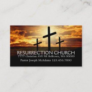 Religious Religion Christian Pastor Christianity Business Card
