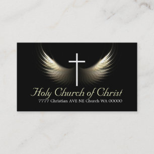 Religious Religion Christian Pastor Christianity Business Card