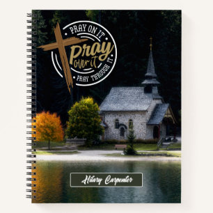 Religious Rustic Church Scripture Prayer Journal