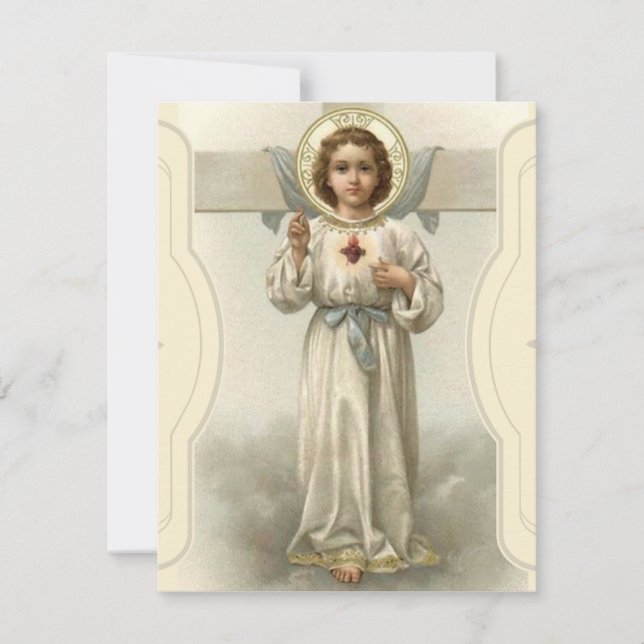 Religious Sacred Heart of Jesus Scripture Prayer (Front)