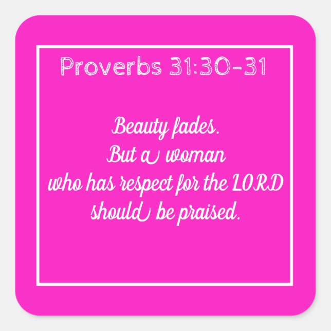 Religious scripture bible sticker women conference (Front)