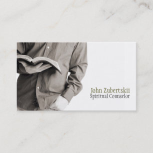 Religious Spiritual Counsellor Religion Pastor Business Card