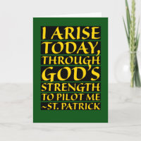 Religious St. Patrick's Day Catholic Saint Prayer