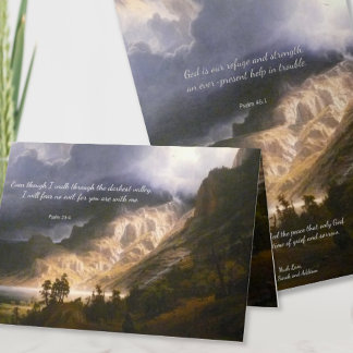 Religious Sympathy Thinking of You Prayers & Hugs Thank You Card