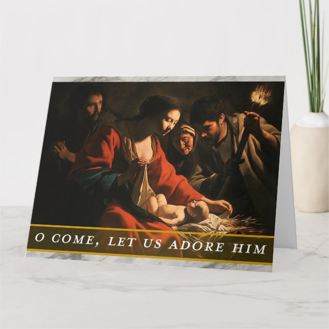 Religious Themed Christmas Card (Front)