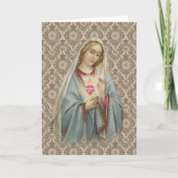 Religious Vintage Virgin Mary Catholic
