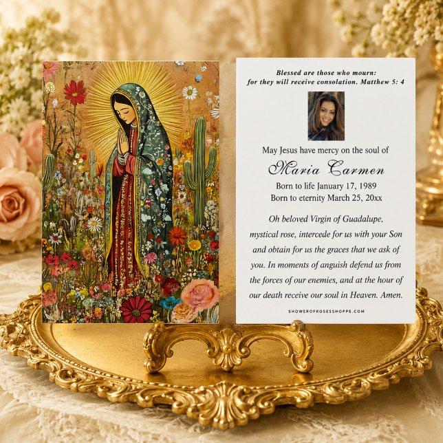 Religious Virgin Mary Guadalupe Catholic Funeral (Creator Uploaded)
