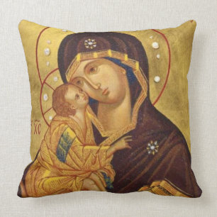 Religious Virgin Mary Jesus Perpetual Help Cushion