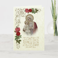 Religious Virgin Mary Jesus Spiritual Bouquet