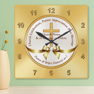 Religious Wall Clocks for Gift for Pastor and Wife