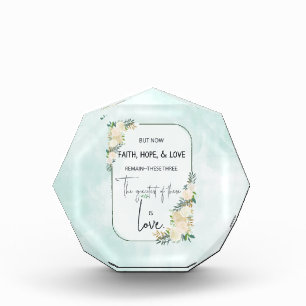 Religious Wedding Anniversary Faith Hope Love Photo Block