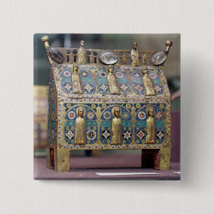 Reliquary Chasse, Limoges, c.1200-50 15 Cm Square Badge