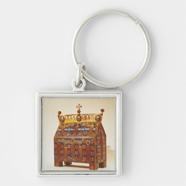 Reliquary chest, 12th-13th century key ring (Front)