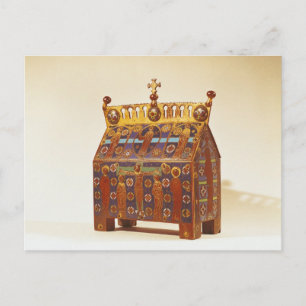 Reliquary chest, 12th-13th century postcard