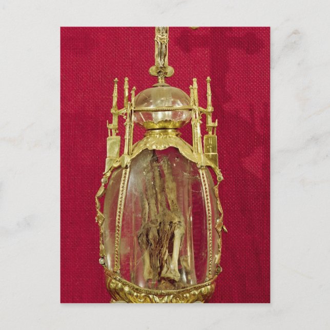 Reliquary containing the hand of St. Attalia Postcard (Front)