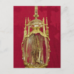 Reliquary containing the hand of St. Attalia Postcard
