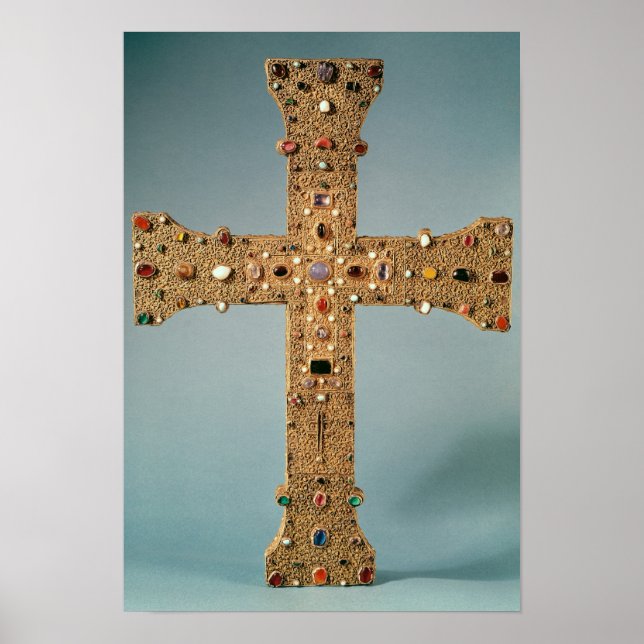 Reliquary cross of the Abbey of Valesse Poster (Front)