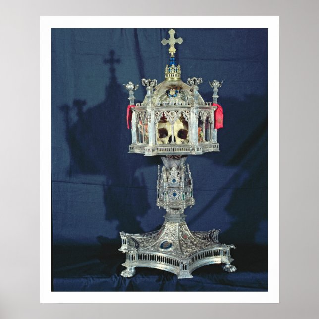 Reliquary of St. Barbara, 14th-15th century (silve Poster (Front)