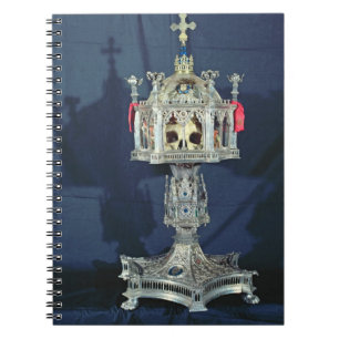 Reliquary of St. Barbara, 14th-15th century (silve Spiral Notebook