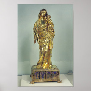 Reliquary of the Virgin of Jeanne d'Evreux Poster