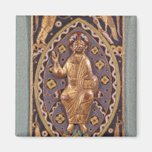 Reliquary plaque depicting Christ Magnet