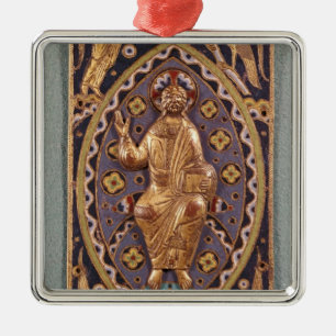 Reliquary plaque depicting Christ Metal Tree Decoration