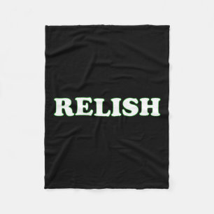 Relish Halloween Couples Costume Pretend I'm Relis Fleece Blanket