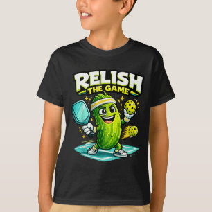 Relish the game funny pickleball pickle player T-Shirt