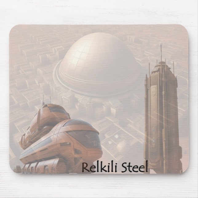 Relkili Steel Cover Art Mouse Pad (Front)