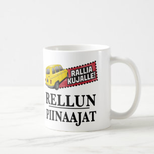 Rellun piinaajien sananmuunnos huumoria, muki coffee mug