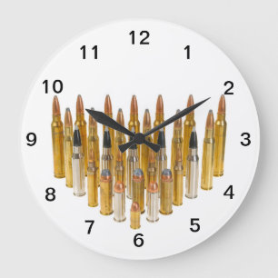 Reloading Clock, a gift for anyone who reloads Large Clock