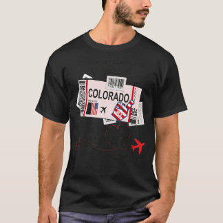 Relocating from Colorado  Colorado Boarding Pass T-Shirt