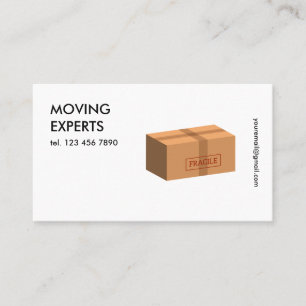 Relocation Moving Simple Business Card