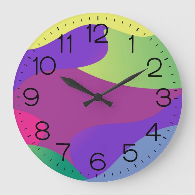 Relogio de Parede Colors Large Clock (Front)